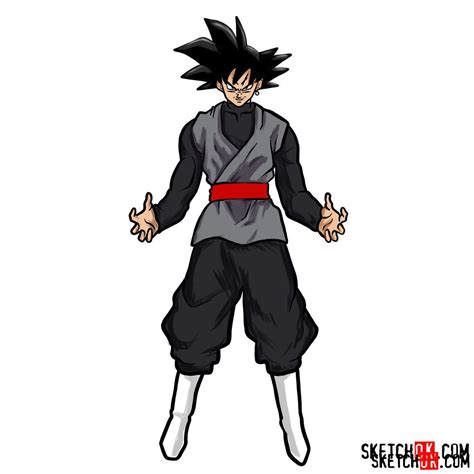 How to draw Goku Black | Dragon Ball anime | Goku drawing, Goku black ...