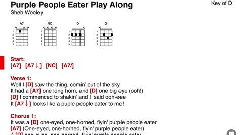 Purple People Eater Sheb Wooley Onsong Youtube