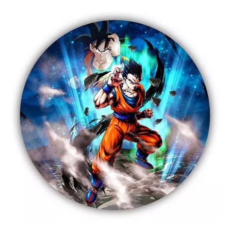 Painel De Festa Redondo Tecido Sublimado 3d Dragon Ball Parcelamento