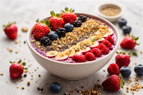 Oatmeal With Fruits And Berries Free Stock Photo - Public Domain Pictures