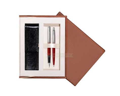 Parker Jotter Originals Red Ct Fountain Pen Ballpoint Pen In A Gift