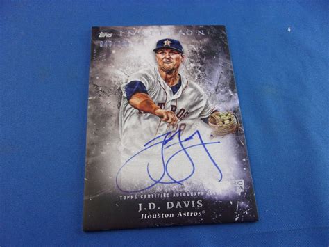 Topps Inception 2018 Rookie And Emerging Stars Autograph JD Davis RES