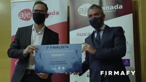 Firmafy Consigue El Premio De Primer Finalista De Los Premios AJE 2020