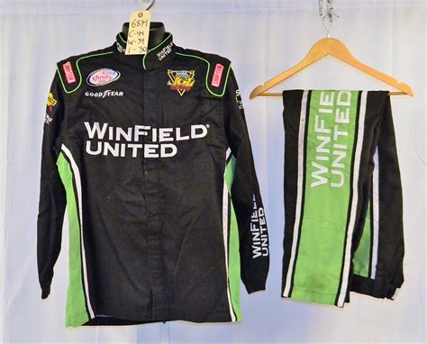 Simpson Sfi Single Layer Winfield Nascar Xfinity Race Used Pit Crew