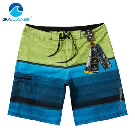 Gailang Brand Men Beach Shorts Quick Drying Swimwear Men Shorts Casual