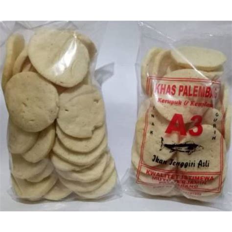 Jual 250gr Kerupuk Kempelang Ikan Tenggiri Khas Palembang Shopee