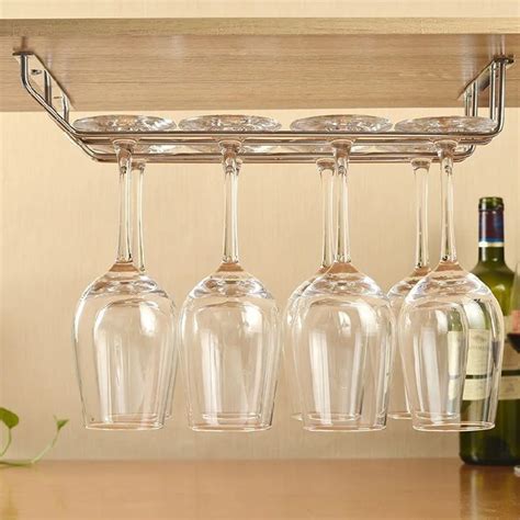 Wine Glass Rack Upside Down Creative Hanging Goblet Rack Bar Cup Holder Champagne Rack European