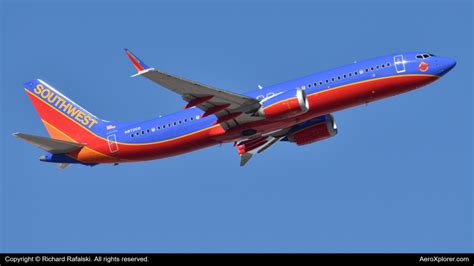 N Cb Southwest Airlines Boeing Max By Richard Rafalski