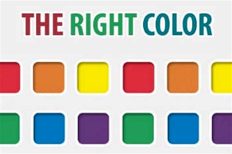 The Right Color - Online Game - Play for Free | Keygames.com