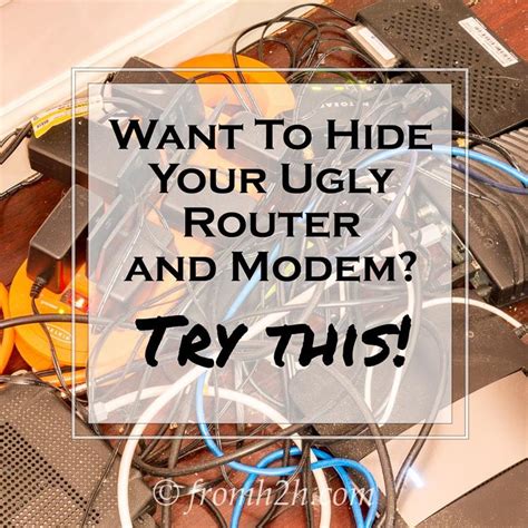 How To Hide Your Ugly Router And Modem Artofit