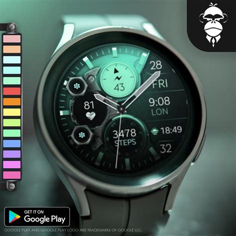 Dream 130 Modern Analog Watch Face For Wear Os Randroidwatchfaces