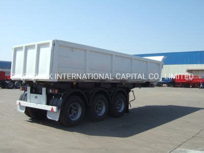 Hot Sale Axle Dump Tipper Tipping Cargo Flatbed Heavy Truck Semi