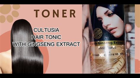 Toner Rambut Cultusia Hair Tonic Ampuh Atasi Rambut Rontok Hingga Botak