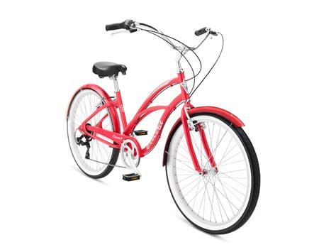 Велосипед Electra Cruiser Lux 7D Step Thru Hibiscus Red