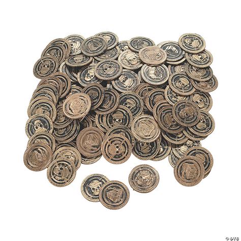 Bulk 144 Pc Pirate Coins Oriental Trading