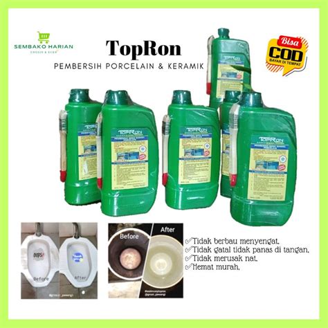 Jual Topron Pembersih Toilet Tidak Bersih Uang Kembali Lantai Keramik