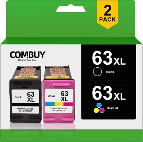 Amazon 63XL Ink Cartridge Remanufactured Replacement For HP 63