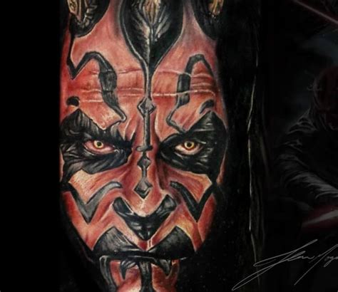 Darth Maul tattoo by Jean Mognon | Photo 28874