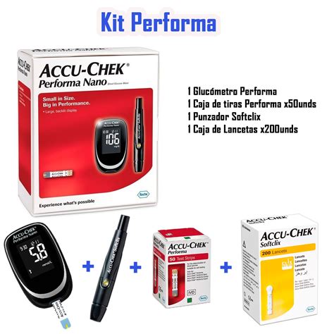 Kit Control Glucosa Accu Chek Performa