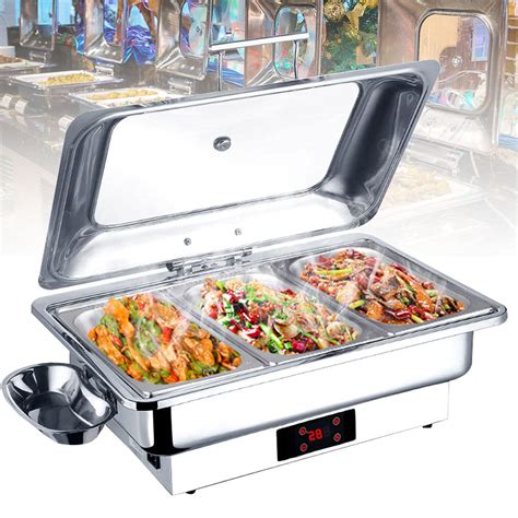 Buy YAOYAOO Buffet Server And Warming Tray Hot Plates Warmer For Keeping Food Warm 9L 13L