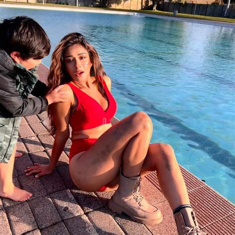 Pic Talk Ravishing Nyra Poses In A Red Bikini