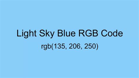 Light Sky Blue Color, Hex and RGB values | CSSColors.com