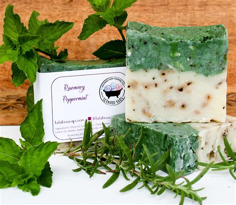 Rosemary Peppermint Soap Lalabes Scented Suds