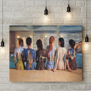 Pink Floyd Back Catalogue Canvas Poster Famous Art Naked Woman Artwork Music Wall Decor Free