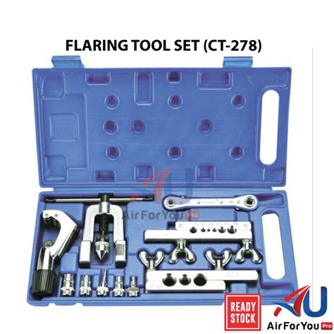 Flaring Swaging Tool Set Tube Cutter Pipe Repair Refrigeration Expander