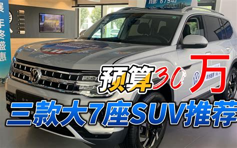 预算30万、大空间、7座的suv，应该怎么选？哔哩哔哩bilibili