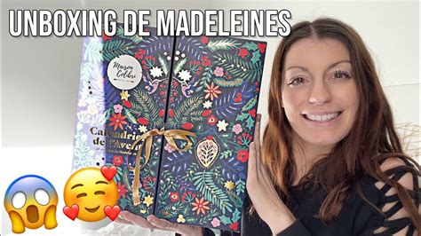 UNBOXING DU CALENDRIER DE L AVENT MAISON COLIBRI 2022 MADELEINES