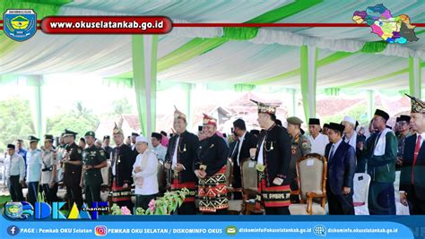 Bupati Popo Ali Dampingi Gubernur Sumsel Resmikan Gedung Pc Nu Oku