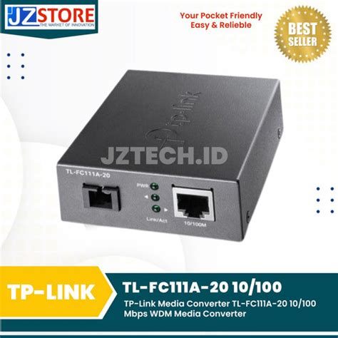 Jual Tp Link Media Converter Tl Fc A Mbps Wdm Media