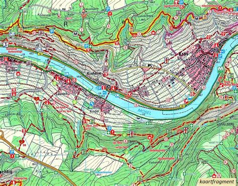 Wandelkaart EV 31 Mittelmosel Kondelwald 1 25 000 Alf Bullay Zell