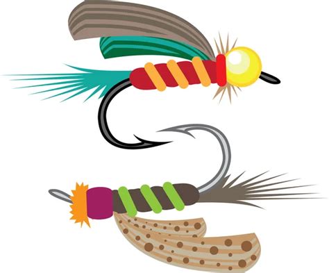 100000 Flies For Fishing Vector Images Depositphotos