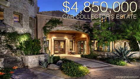 485 Million Dollar Car Collectors Dream Home Scottsdale Arizona