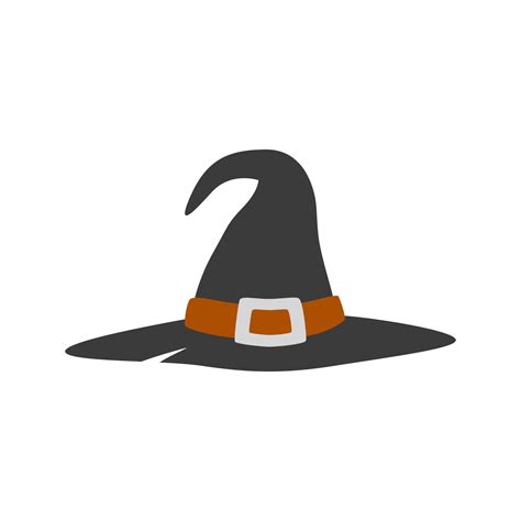 Wizard Hat isolated on white background 10877152 Vector Art at Vecteezy