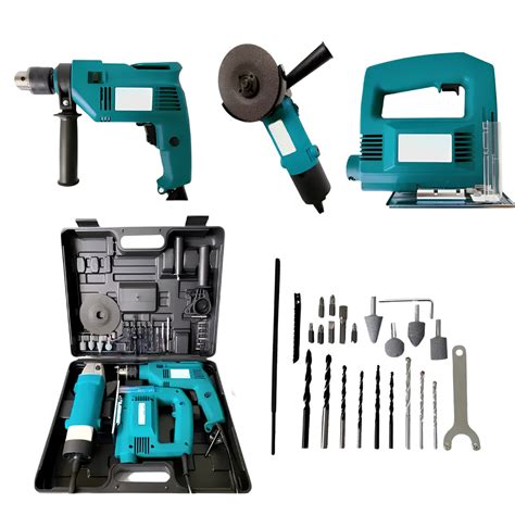 Набор инструментов 3в1: Дрель, Лобзик, Болгарка с насадками и ...