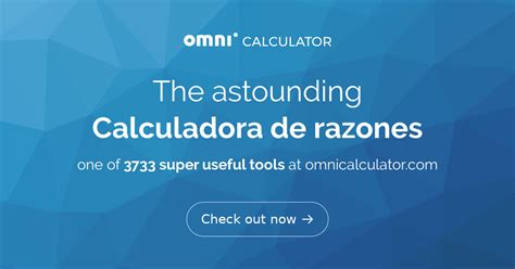 Calculadora De Razones