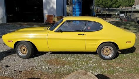 1973 Ford Capri Sportscar Yellow Rwd Manual Classic Ford Capri 1973