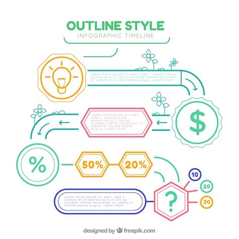 Modern Infographic Met Leuke Stijl Gratis Vector