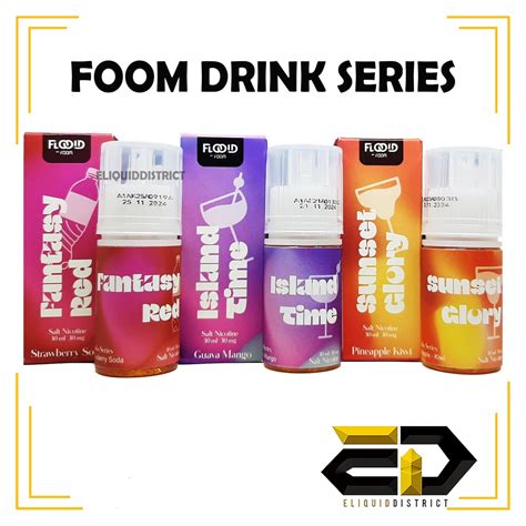 Jual Foom Drink Saltnic Fantasy Red Island Time Sunset Glory