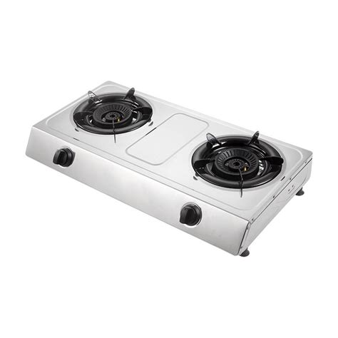 2 Burner Stainless Steel Gas Stove with Fire Control Function | Shop ...