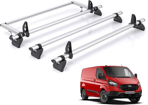 Van Demon Rhino Kammbar Pro 3 Roof Bars With 4 Loadstops Roof Rack