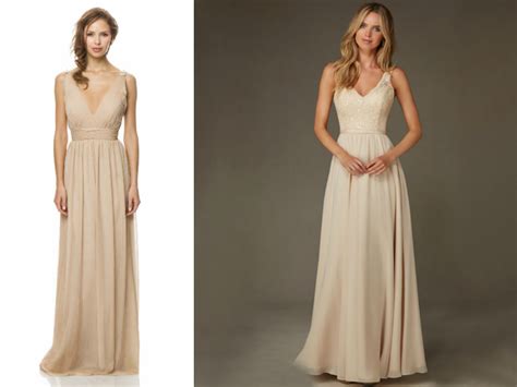 Beige Bridesmaid Dress V Strapless Neckline Budget Bridesmaid Uk Shopping