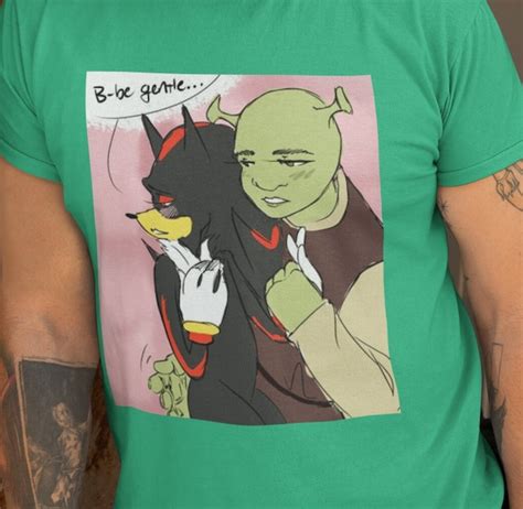 Sonic And Shadow Kissing In Space MOM IM GAY Etsy