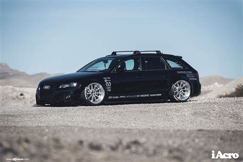 Stanced Audi A4 B8 With Wide Fenders And Avant Garde Rims —