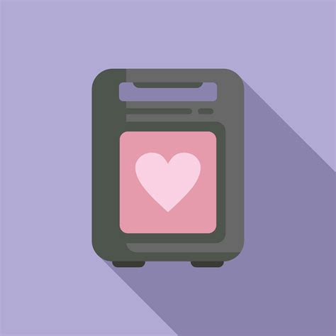 Cardiology Defibrillator Icon Flat Vector Breath Cardiac Attack 35141475 Vector Art At Vecteezy