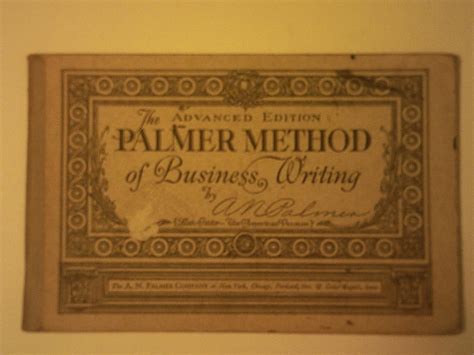 The Palmer Method Of Business Writing Austin Norman Palmer Books