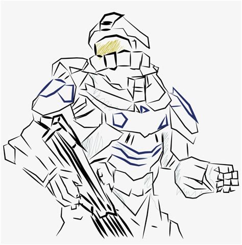 Halo Drawings Of Spartans